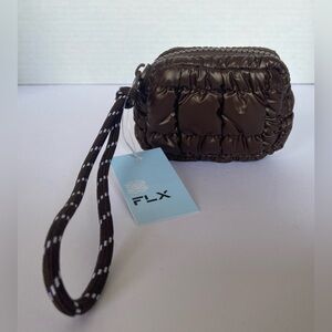 FLX Wristlet Wallet | Brown | Women’s | New With Tags | Secure Zip Closure